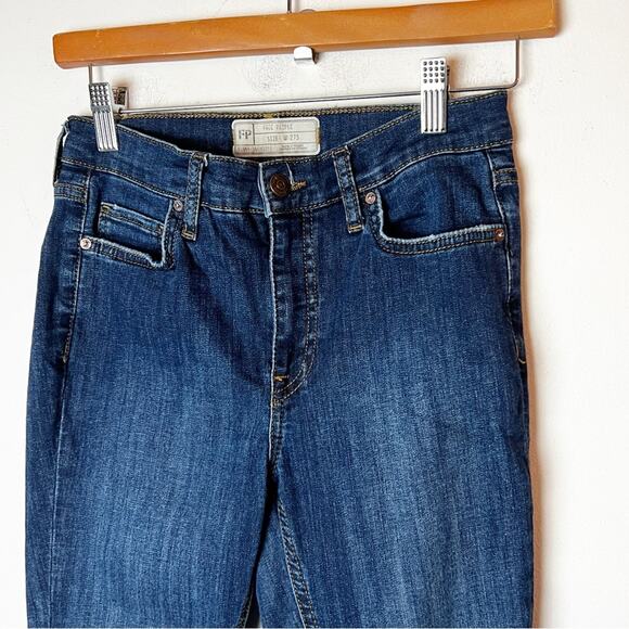 SZ 27 S Free People Jeans ankle length Distressed Knee Jeans 61855 16515125 - Picture 5 of 9